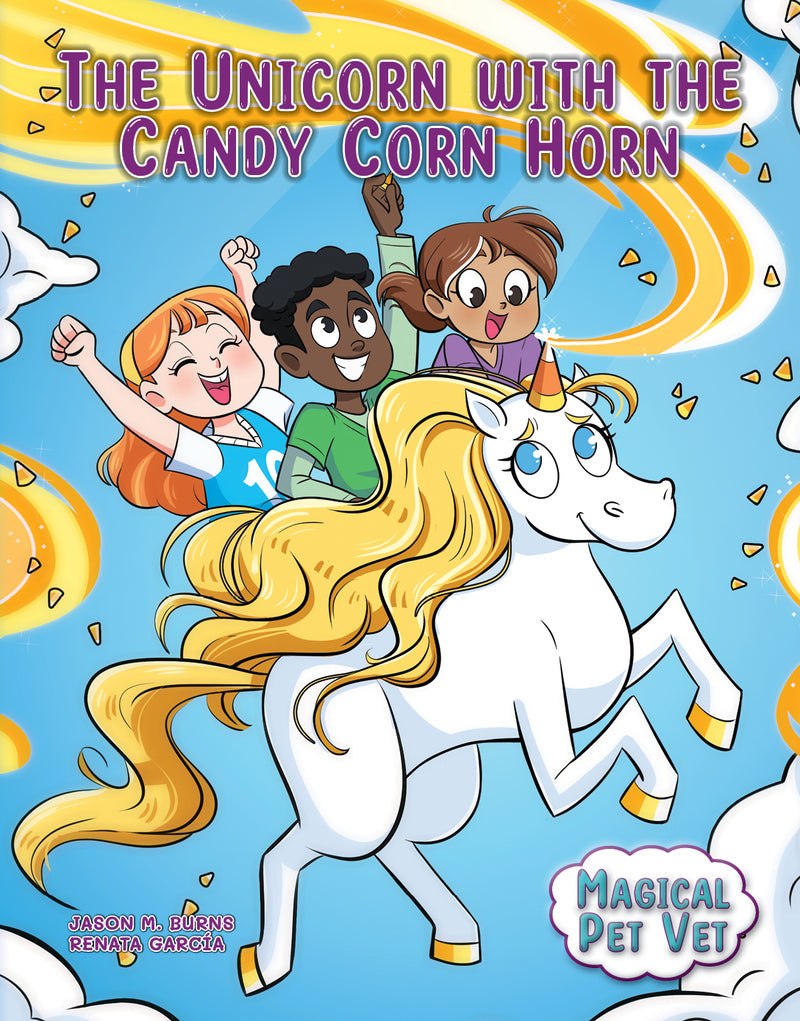The Unicorn with the Candy Corn Horn