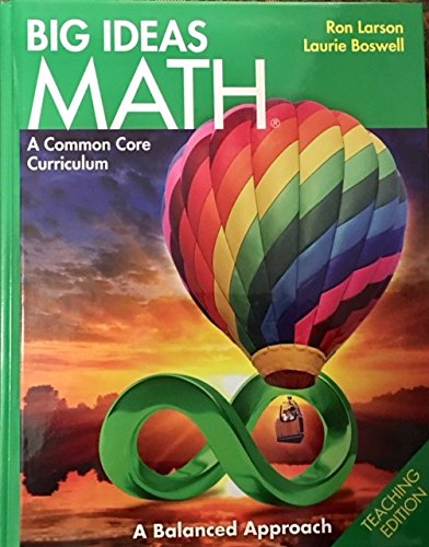Larson Big Ideas 2017, Green: Teacher's Edition Houghton Mifflin Harcourt