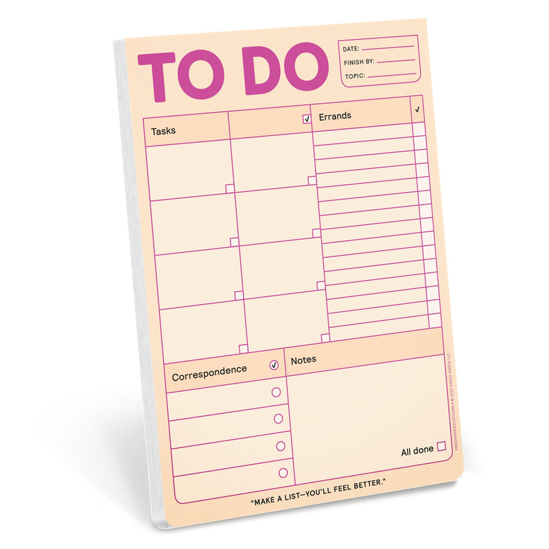 To Do Pad (Pastel Peach)