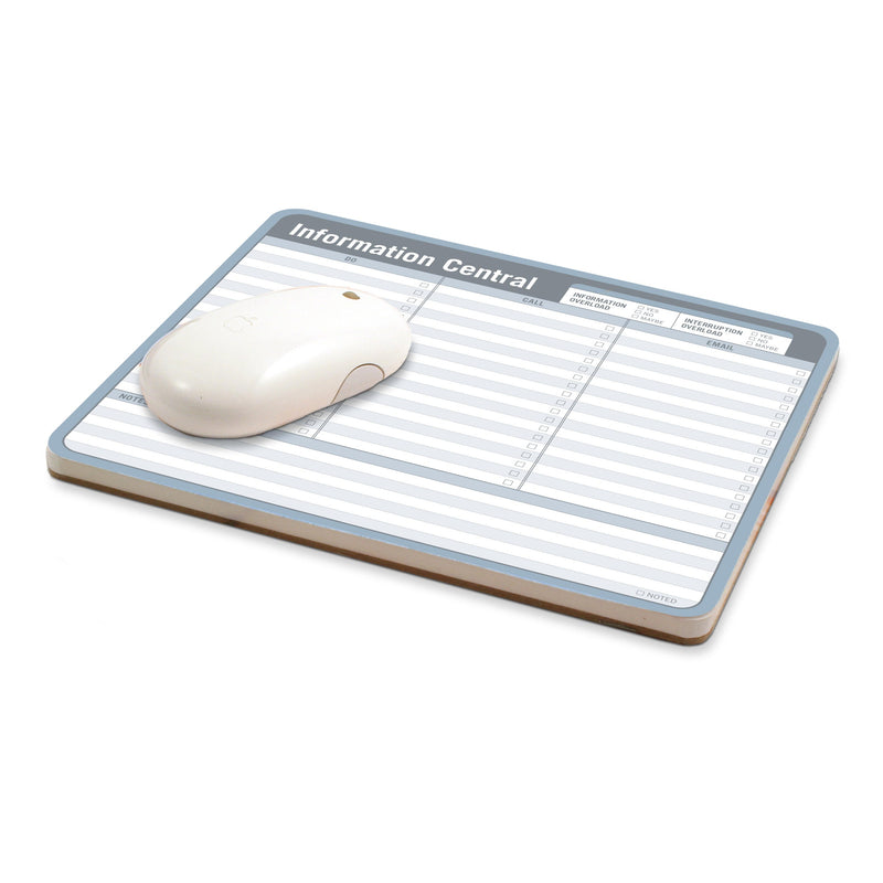 Information Central Paper Mouse Pad (Blue/Gray)