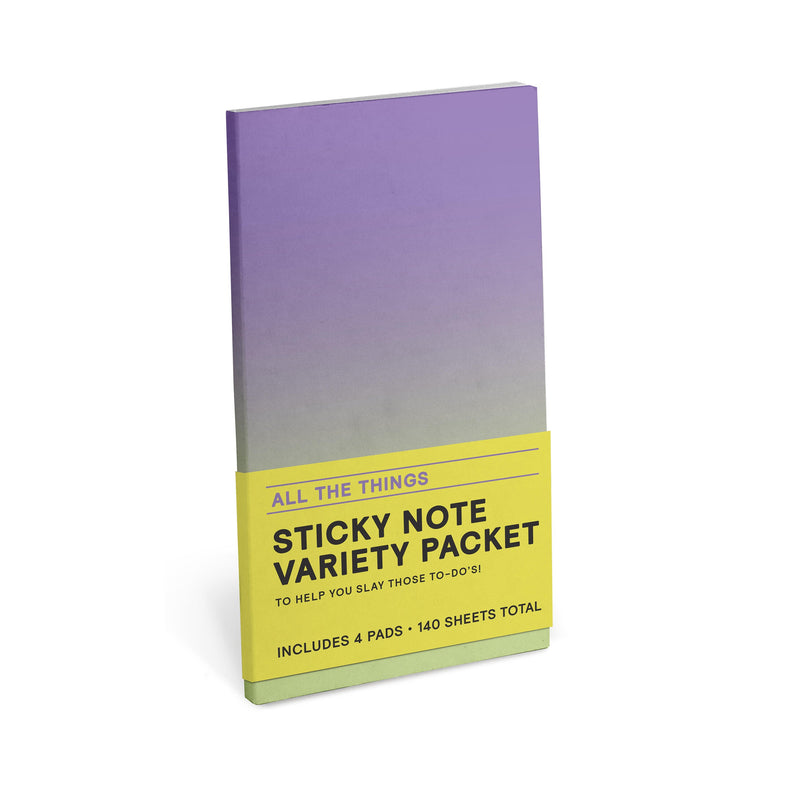 All The Things Sticky Note Variety Pack, 4 Sticky Note Pads