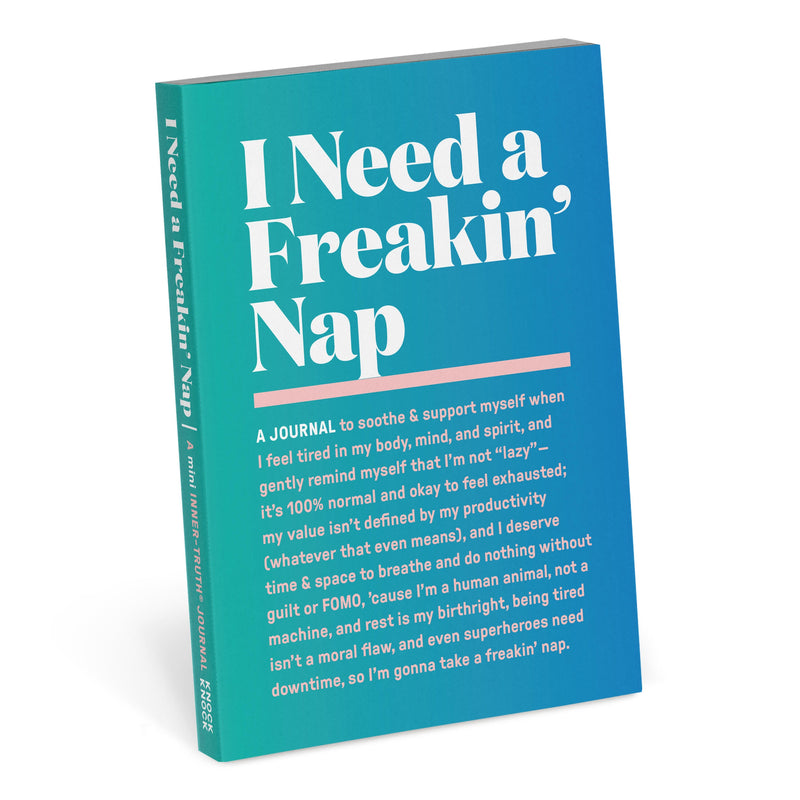 I Need a Freakin' Nap Mini Inner-Truth Journal (Pastel Version)