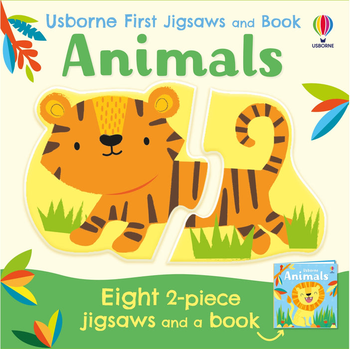 Usborne First Jigsaws And Book: Animals