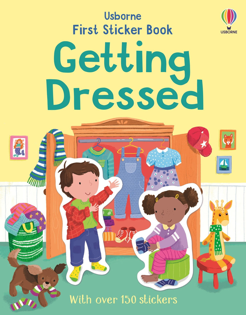 First Sticker Book Getting Dressed