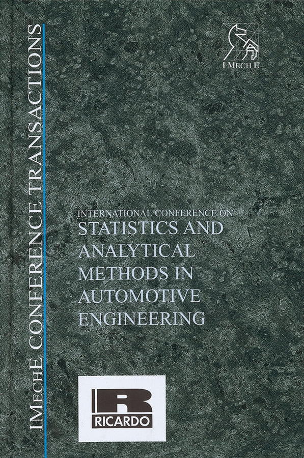 International Conference on Statistics and Analytical Methods in Automotive Engineering