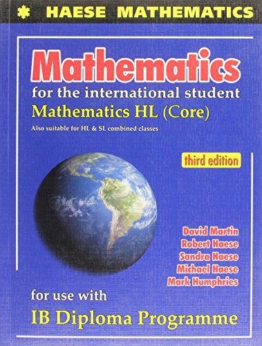 MATHEMATICS F/INTL.STUDENT:HL-W/CD [Paperback] HAESE ET AL
