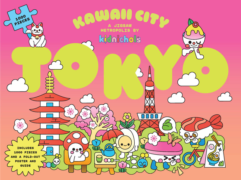 Kawaii City: Tokyo: A 1000-piece jigsaw metropolis
