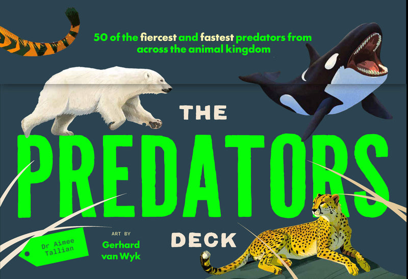 The Predators Deck: 50 of the fiercest and fastest predators from across the animal kingdom