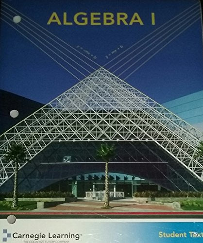 Algebra I: Homework Helper (Carnegie Learning) [Paperback] Unknown
