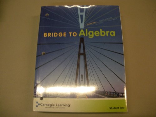 Bridge to Algebra Student Text Set [Paperback] Carnegie