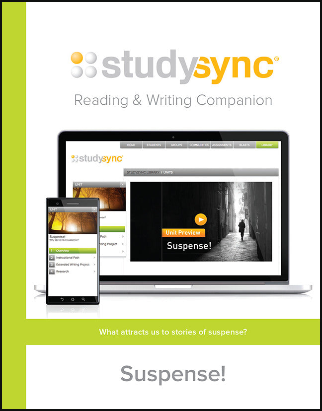 Studysync Grade 8 Reading & Writing Companion Unit 1