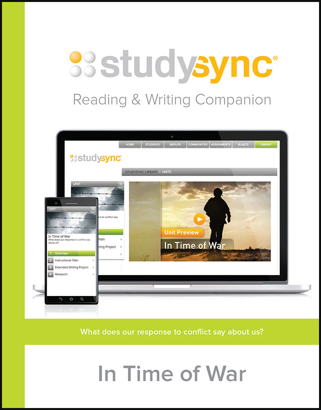 Studysync Grade 8 Reading & Writing Companion Unit 2