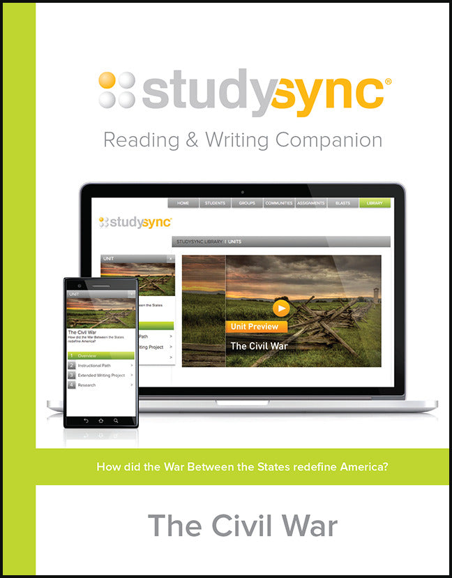 Studysync Grade 8 Reading & Writing Companion Unit 4