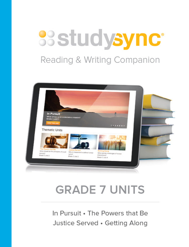 Studysync Grade 7 Reading & Writing Companion Units 1 4