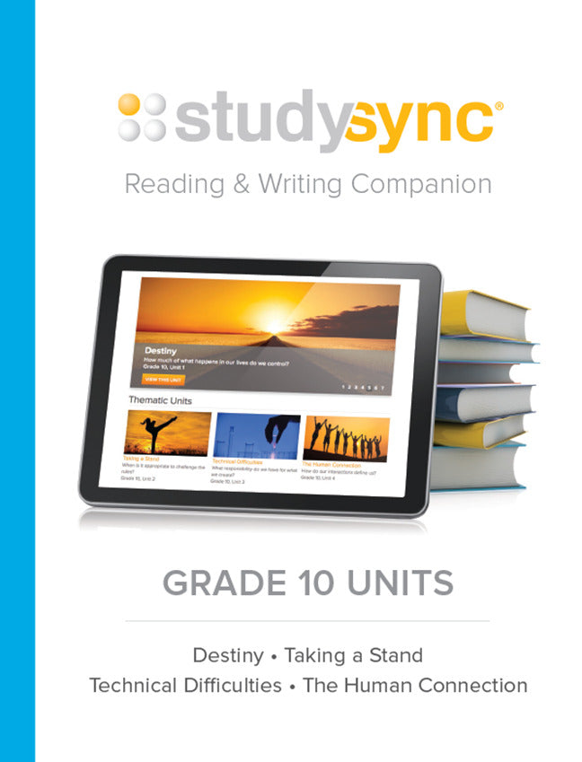Studysync Grade 10 Reading & Writing Companion Units 1 4