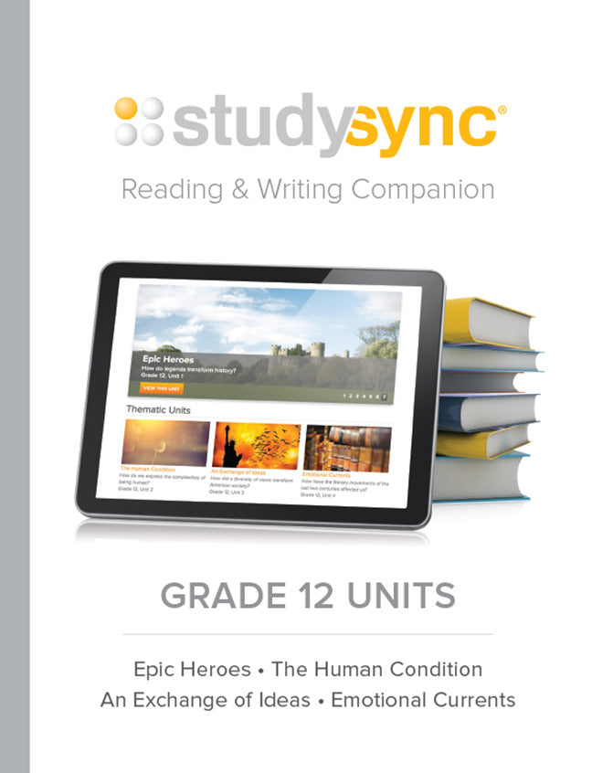 Studysync Grade 12 Reading & Writing Companion Units 1 4