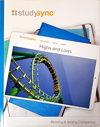 Studysync Core Ela Grade 7 Reading & Writing Companion Unit 2