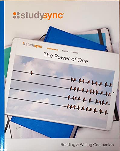 Studysync Core Ela Grade 7 Reading & Writing Companion Unit 6