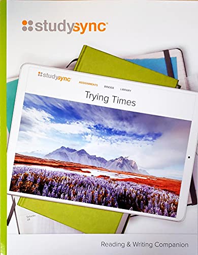 Studysync Core Ela Grade 8 Reading & Writing Companion Unit 5