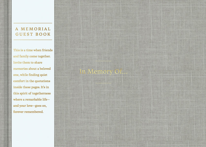In Memory Of . . .: A Guest Book
