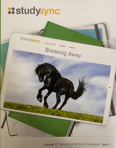 Studysync Core Ela Grade 11 Reading & Writing Companion Unit 1