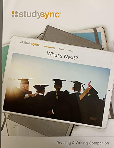Studysync Core Ela Grade 12 Reading & Writing Companion Unit 1