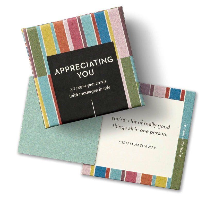 ThoughtFulls: Appreciating You: 30 Pop-Open Cards with Messages Inside