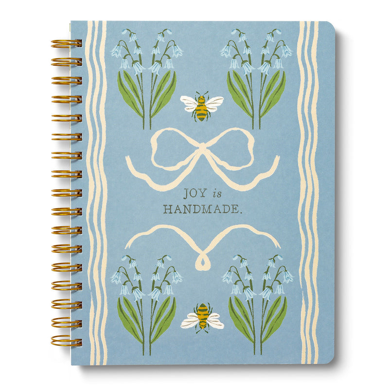 Spiral Notebook: Joy Is Handmade.