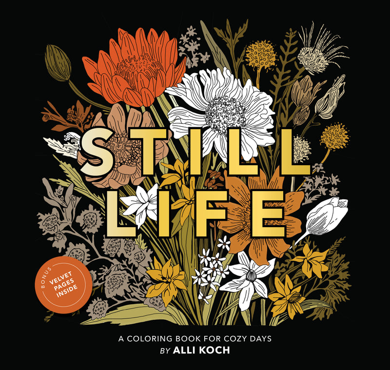 Still Life:A Coloring Book for Cozy Days