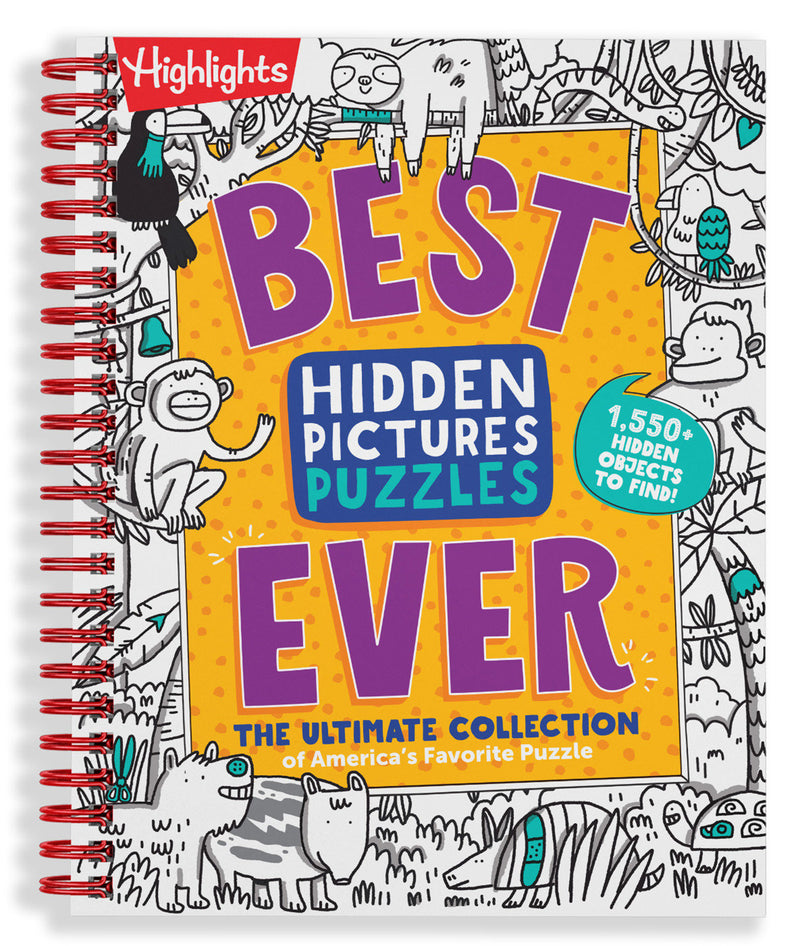 Best Hidden Pictures Puzzles Ever: 144-Page Puzzle Book with Over 1,500 Hidden Objects, Classic Search-and-Find Puzzles and Travel Activities for Kids Ages 6 and Up