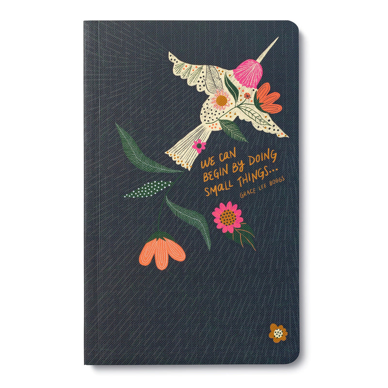 Write Now Journal: "We can begin by doing small things . . . " -Grace Lee Boggs
