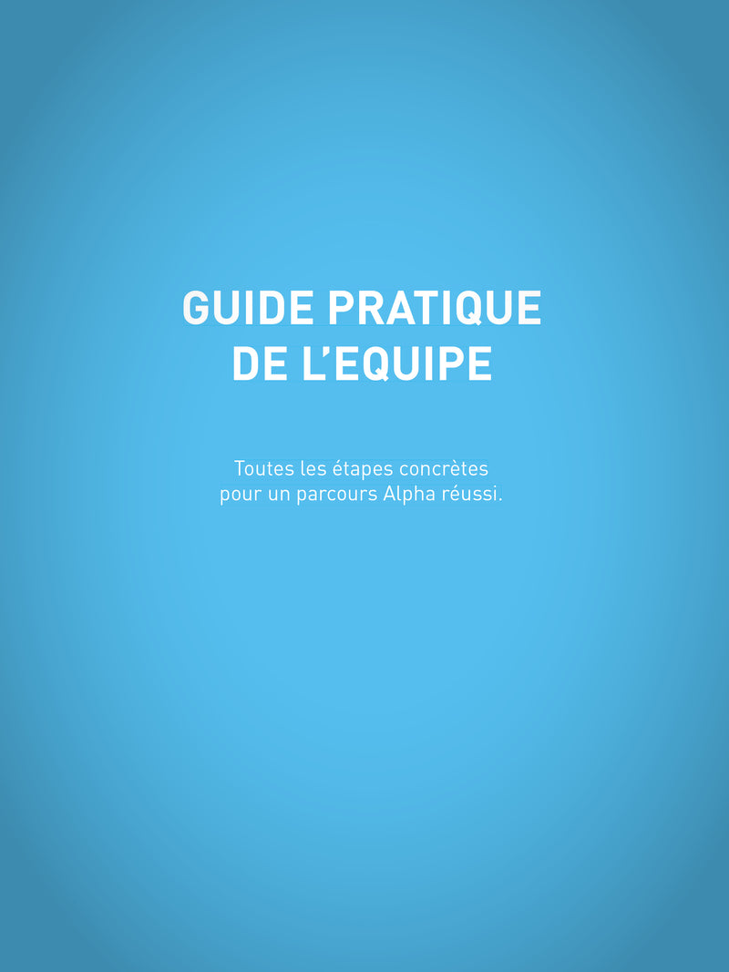 Alpha Director's Handbook, French Edition