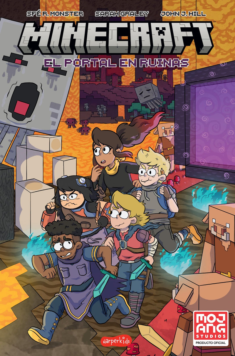 Minecraft oficial: El portal en ruinas (cómic) (Official Minecraft: The ruined p: (Official Minecraft: The ruined portal (comic book) – Spanish Edition)