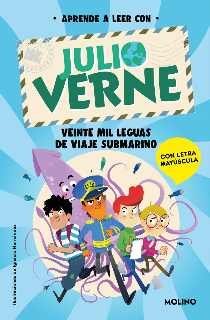 PHONICS IN SPANISH-Aprende a leer con Julio Verne: Veinte mil leguas de viaje submarino / PHONICS IN SPANISH-Twenty-Thousand Leagues Under the Sea