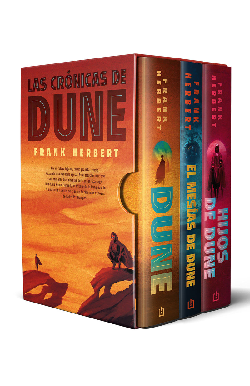 Estuche Trilogía Dune, edición de lujo (Dune; El mesías de Dune; Hijos de D  une) / Dune Saga Deluxe: Dune, Dune Messiah, and Children of Dune
