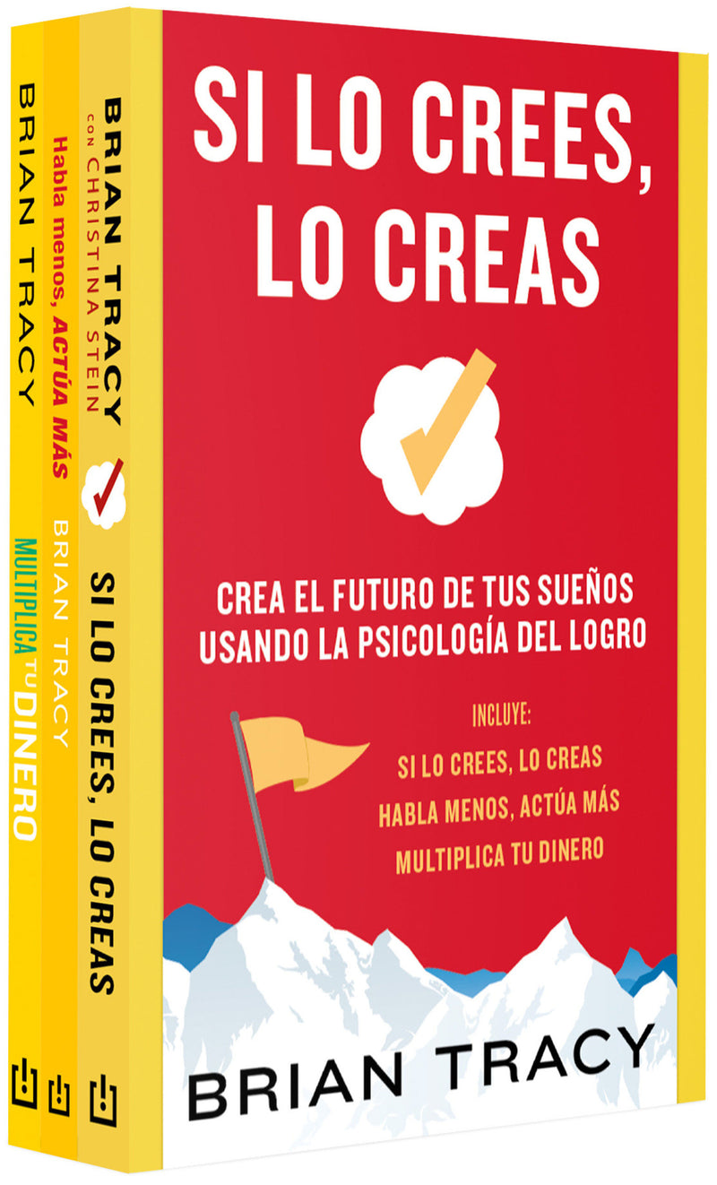 Pack Brian Tracy. (Contiene: Si lo crees lo creas / Habla menos, actúa más / Multiplica tu dinero) / Brian Tracy Pack