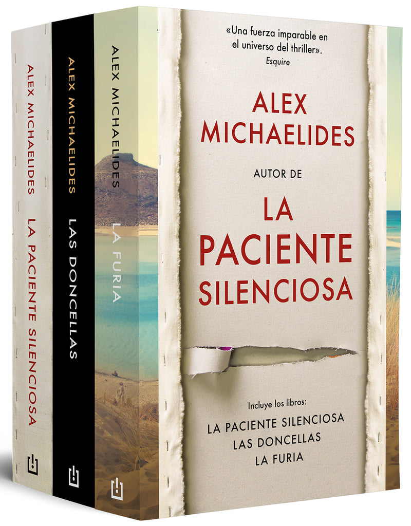 Pack Alex Michaelides (contiene: La paciente silenciosa; Las doncellas; La furia) / Pack Alex Michaelides (contains: The Silent Patient, The Maidens, The Fury)
