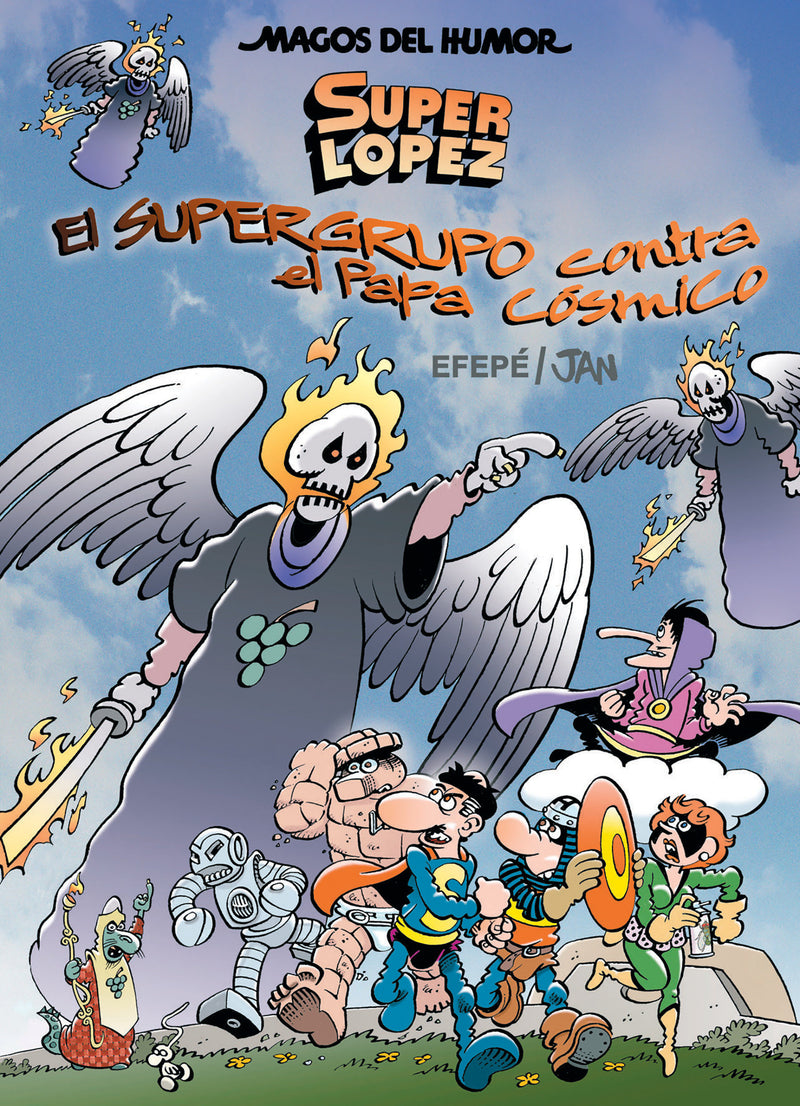 El Supergrupo contra el papa Cósmico / Supergroup against Cosmic Pope
