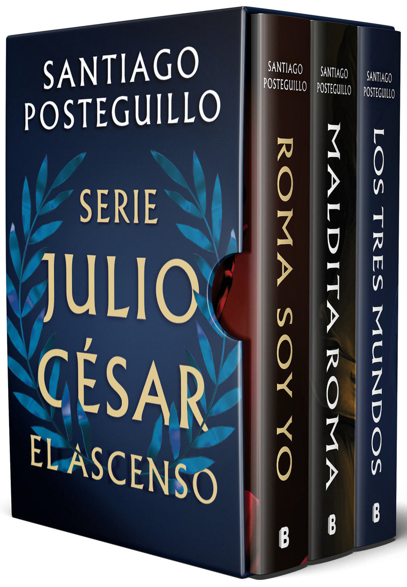 Estuche Serie Julio César: El ascenso (Roma soy yo;  Maldita Roma; Los tres mundos) / The Ascension Trilogy Boxed Set