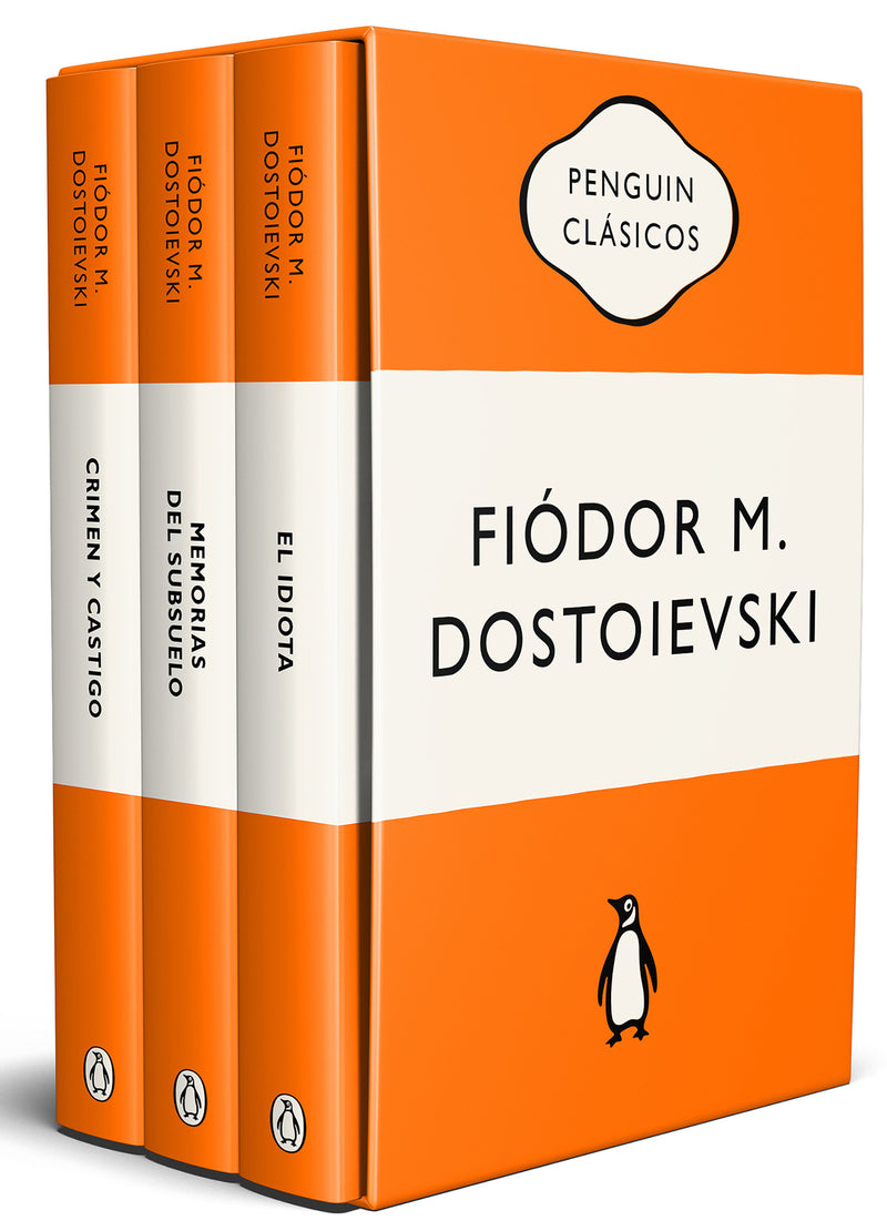 Estuche Dostoievski (contiene: Crimen y castigo; Memorias del subsuelo; El idiota) Edición icónica / Dostoevsky Box Set