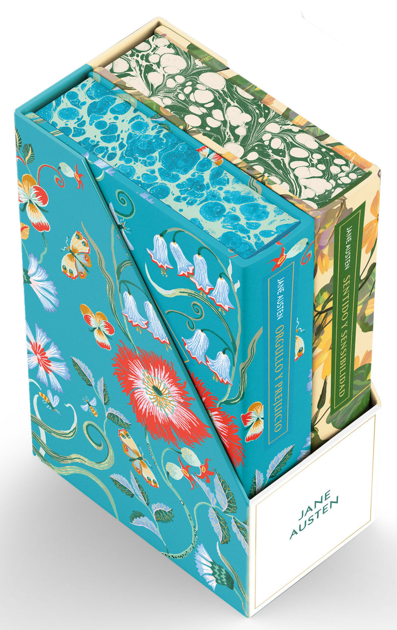 Estuche Jane Austen con cantos pintados (Orgullo y prejuicio / Sentido y sensibilidad) / Jane Austen Box Set (Pride and Prejudice / Sense and Sensibility)