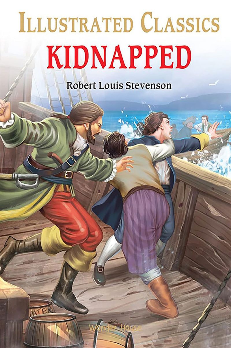 Kidnapped for Kids : Illustrated Abridged Children Classic English Novel with Review Questions