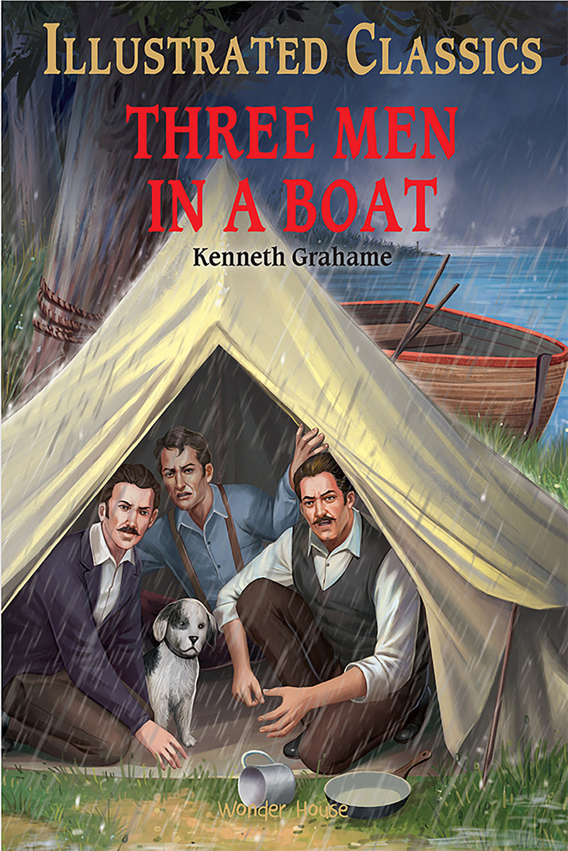 Three Men in a Boat for Kids : illustrated Abridged Children Classics English Novel with Review Questions