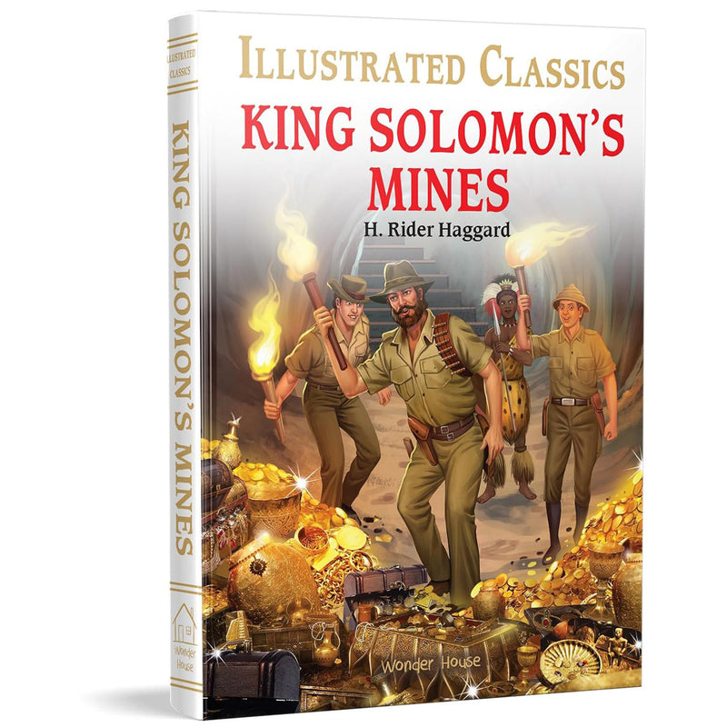 King Solomon's Mines : Illustrated Abridged Children Classic English Novel with Review Questions (Hardback)