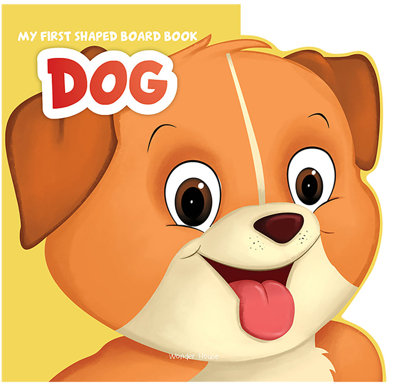 My First Shaped Board Book - Dog, Die-Cut Animals, Picture Book for Children