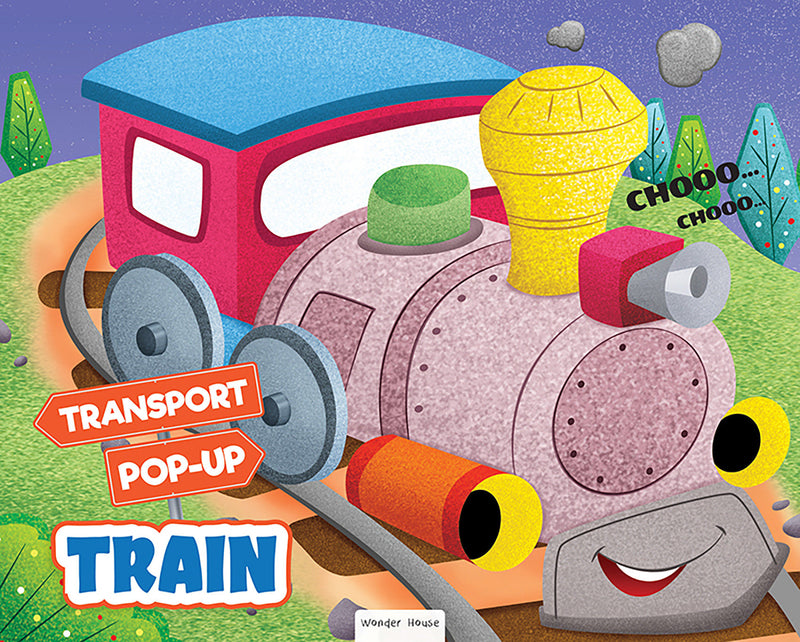 Pop-up Transport - Train - Gorgeously Illustrated Pop-up Book For Children - Learn About The World O
