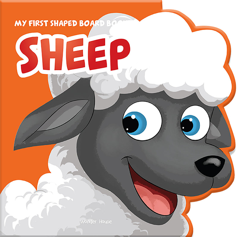 My First Shaped Board Book: Illustrated Sheep - Animal Picture Book for Kids Age 2+ Board book