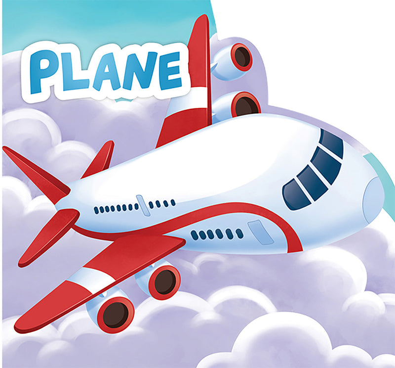 My First Shaped Board Book For Children: Transport - Airplane