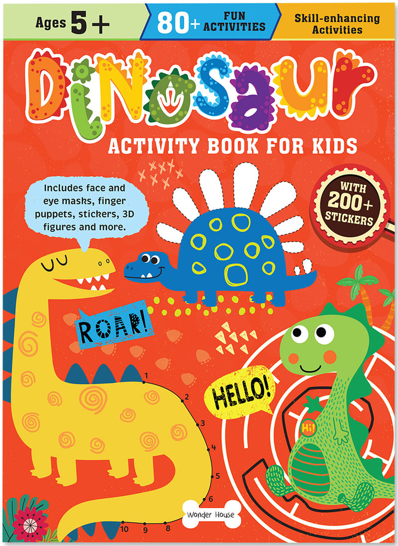 Dinosaur Activity Book For Kids