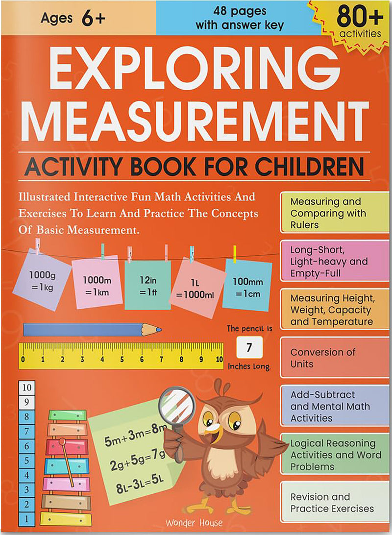Exploring Measurement Activity Book For Children
